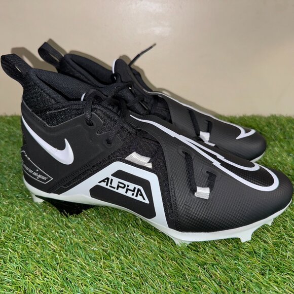 Nike Alpha Menace Pro 3 WD Mid PE Football Cleats Black DH3292-001 Mens WIDE main image 14